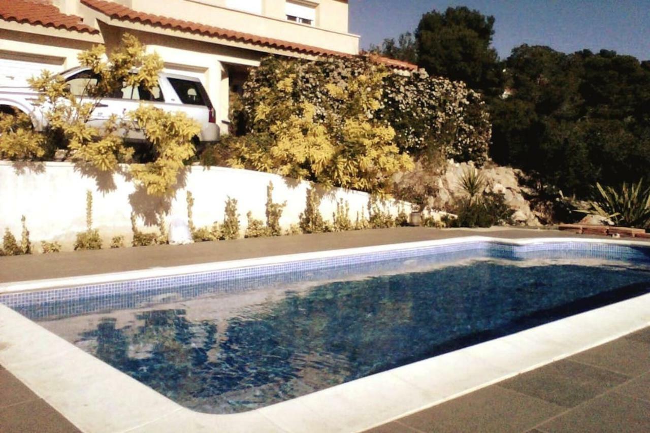 Villa Casa Bella Vista en montaña con vistas al mar y piscina privada Cunit Exterior foto